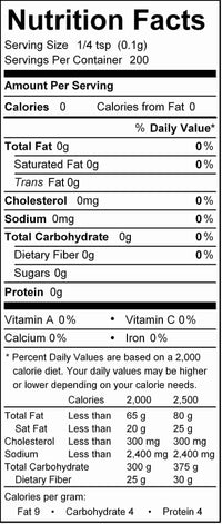 Chives - Nutrition Facts