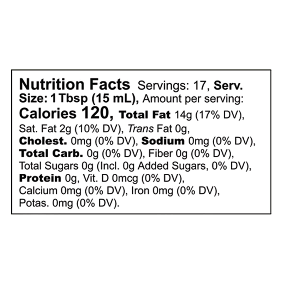Garlic Olive Oil nutrition facts